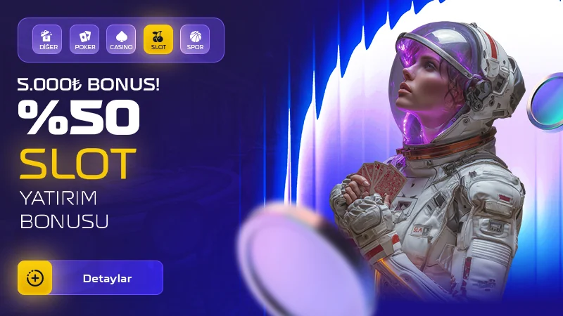 Venusbet %50 slot yatırım bonusu 5.000 TL