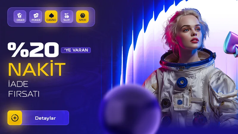 Venusbet %20 nakit iade kayıp bonusu