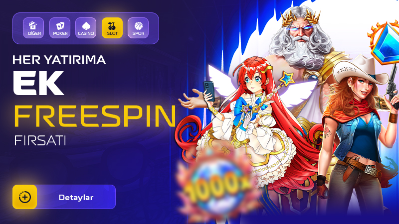 Her Yatırıma Ek Freespin Fırsatı