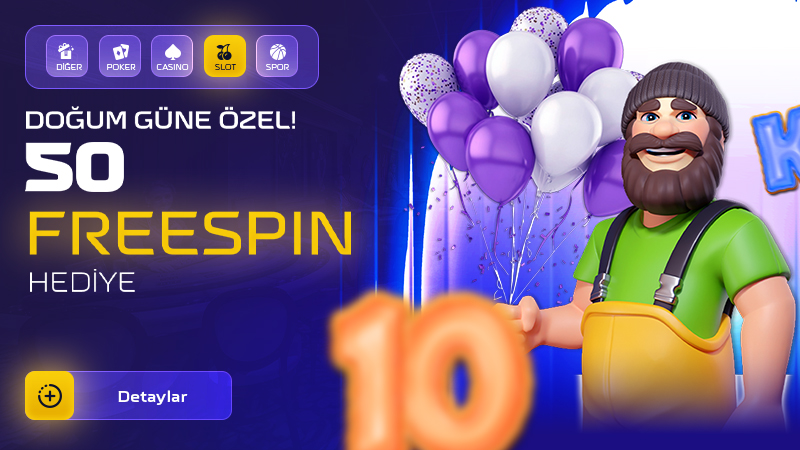 Doğum Günü 50 Freespin