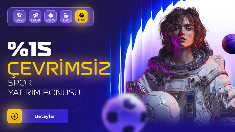 %15 Çevrimsiz Spor Yatırım Bonusu